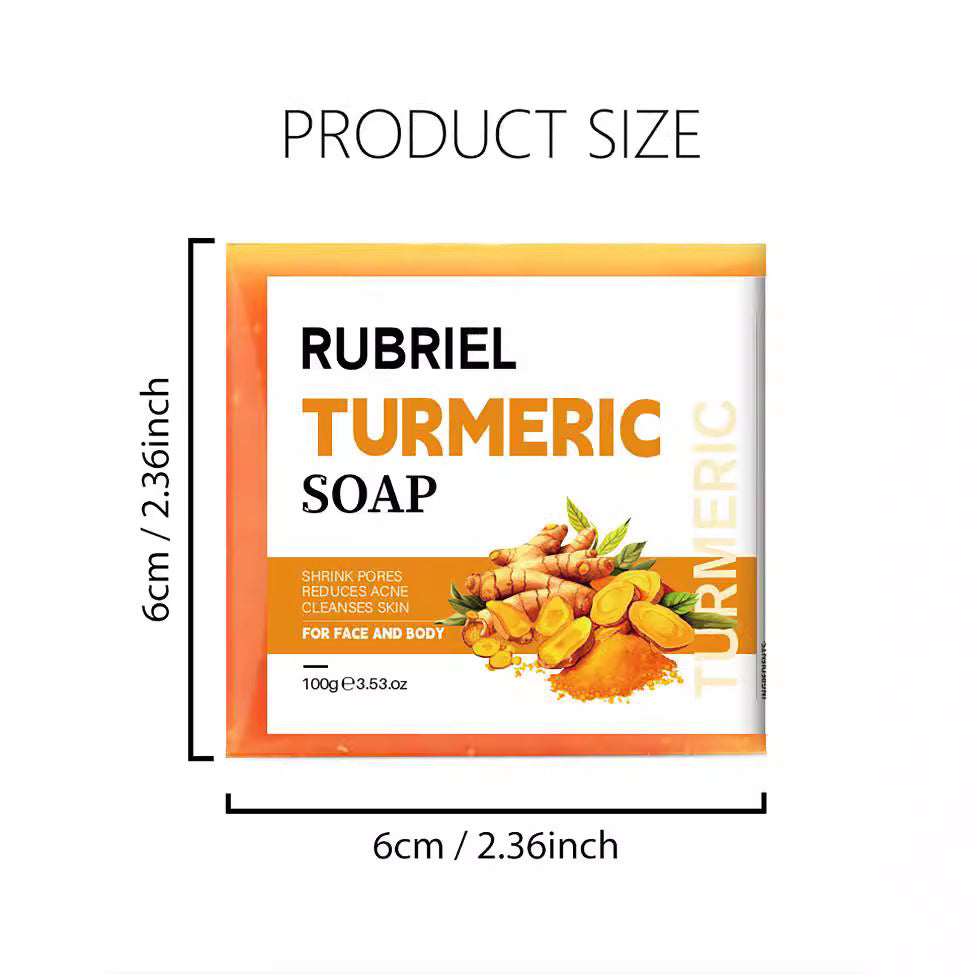 Savon au curcuma, savon rafraîchissant pour le visage et le bain